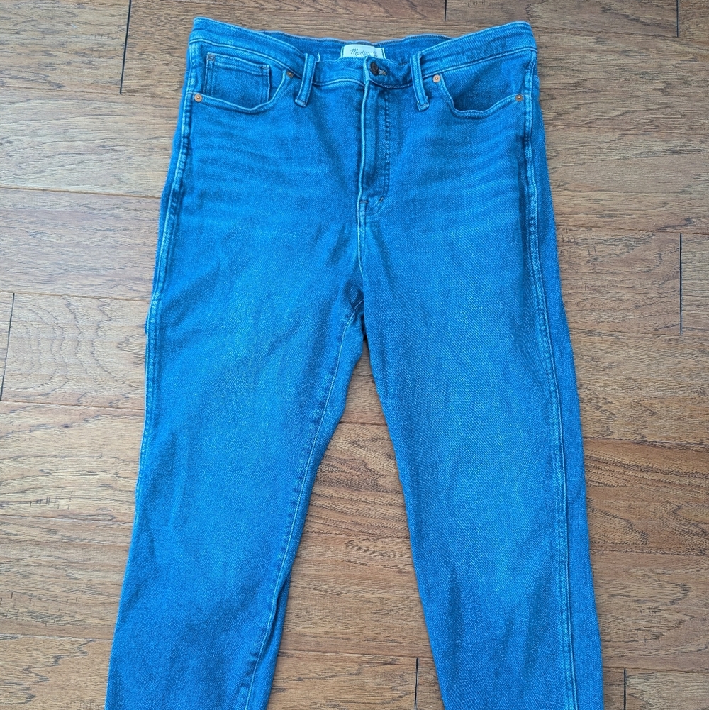 Madewell Women's Stovepipe Light Blue Denim Jeans Size 32